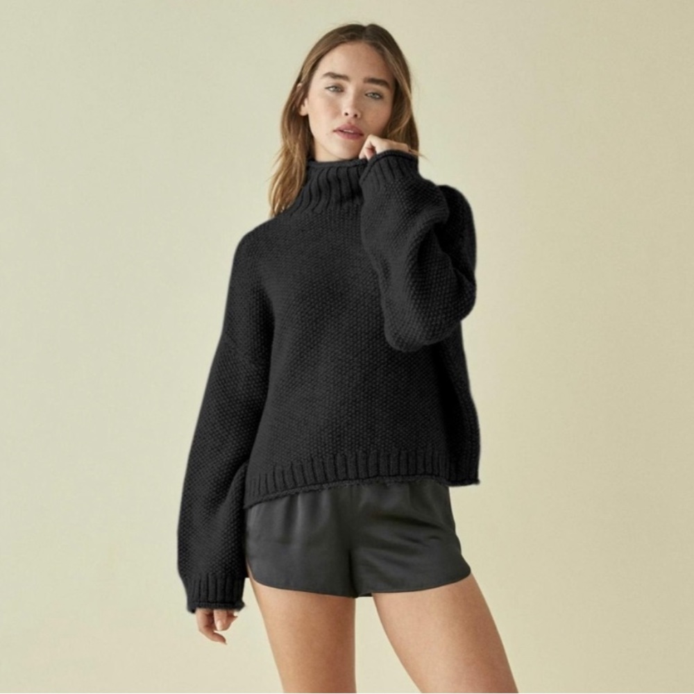Reformation poste turtleneck charcoal size XS EUC